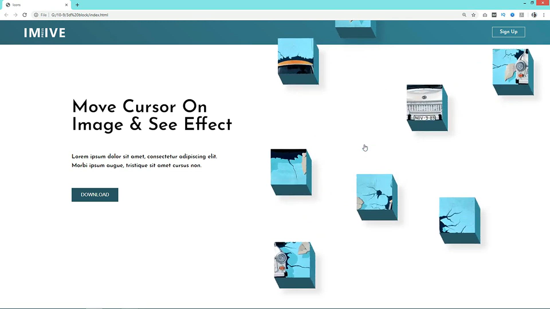 'Video thumbnail for How To Make Image Animation On Website Using HTML And CSS _ CSS Animation Tutorial'