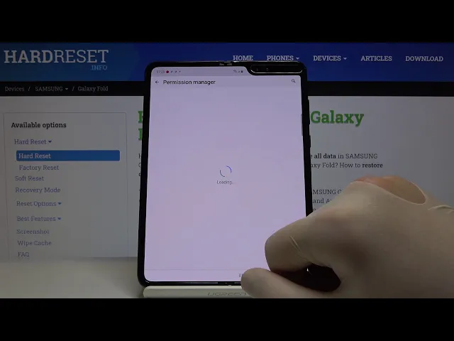 Video thumbnail for How to Enter App Permissions in SAMSUNG Galaxy Fold – App Settings