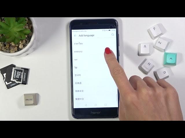 Video thumbnail for How to Change Language on Honor 8 - Language & Region Settings