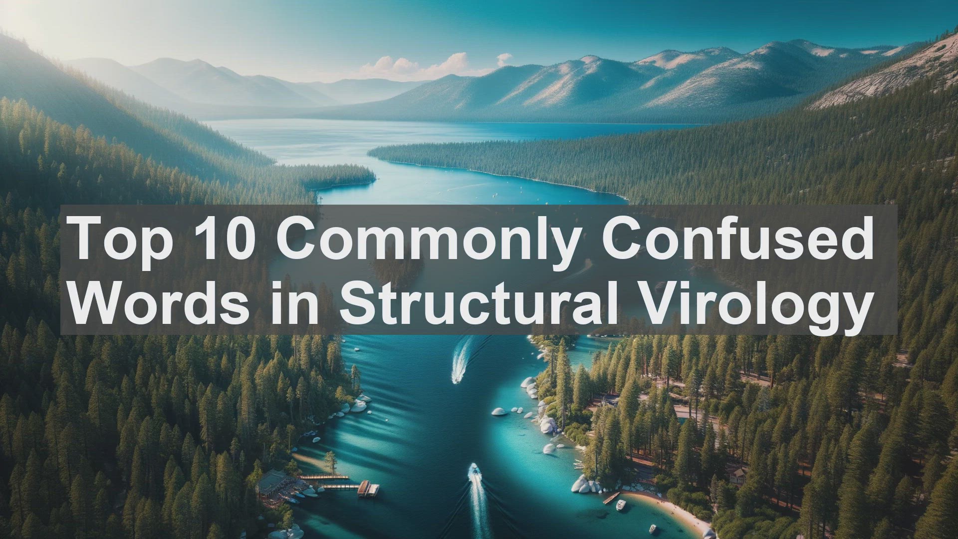 'Video thumbnail for Top 10 Commonly Confused Words in Structural Virology'