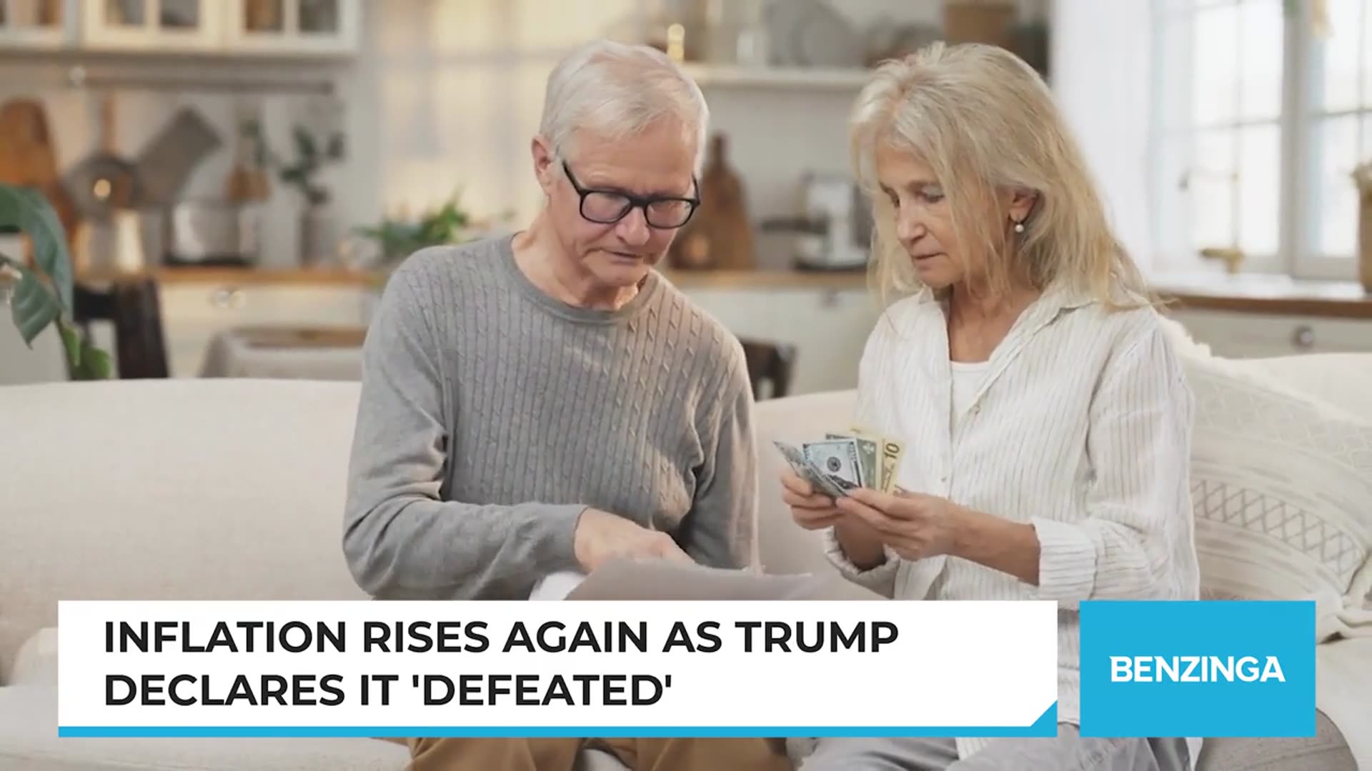 'Video thumbnail for Inflation Rises Again As Trump Declares It 'Defeated''