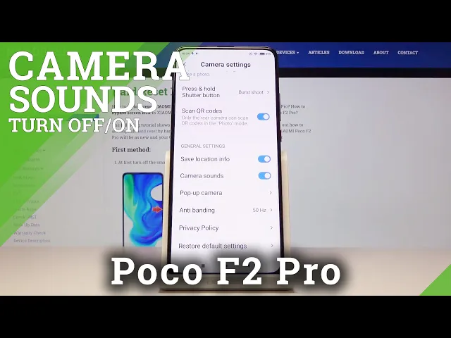 Video thumbnail for How to Turn Off Camera Shutter Sound in XIAOMI Poco F2 Pro – Disable Camera Sounds