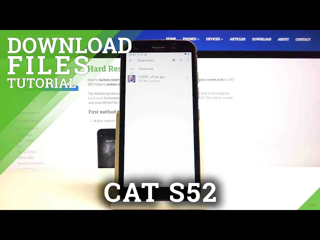 Video thumbnail for How to Find Downloaded Files in CAT S52 – Find Downloads