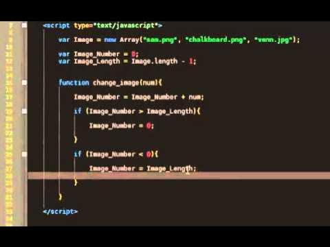 Video thumbnail for How to make a simple Javascript Slideshow with simple step by step