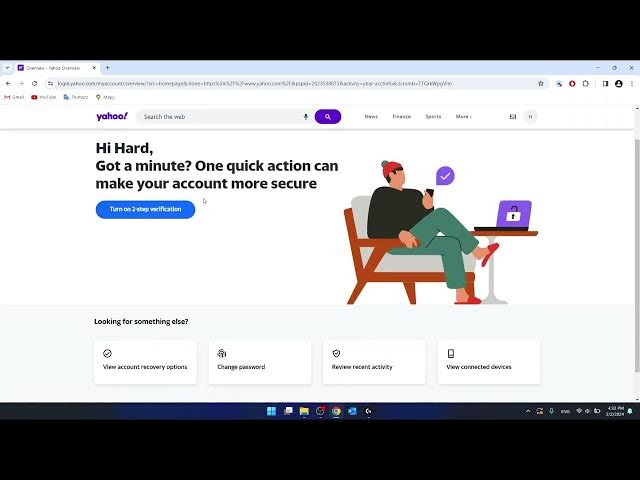 Video thumbnail for How to Change Yahoo Password?