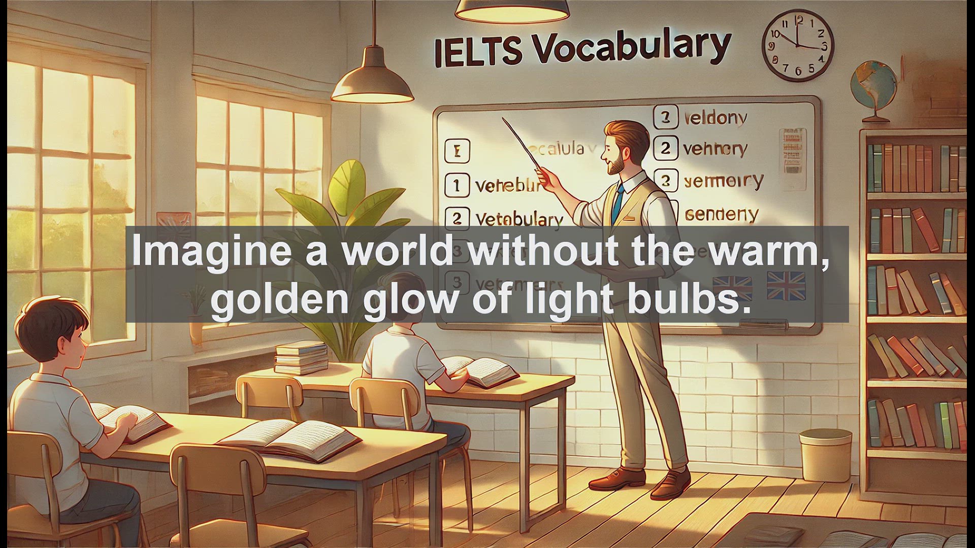 'Video thumbnail for 5000 Must Know IELTS 8.0 Vocabulary - Incandescent: Illuminating Your IELTS Vocabulary'