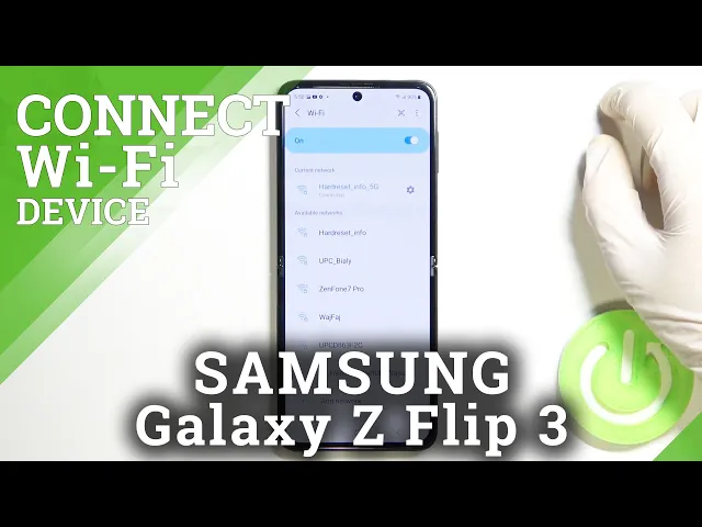 Video thumbnail for How to Connect SAMSUNG Galaxy Z Flip3 with WiFi Network - WiFi Connection