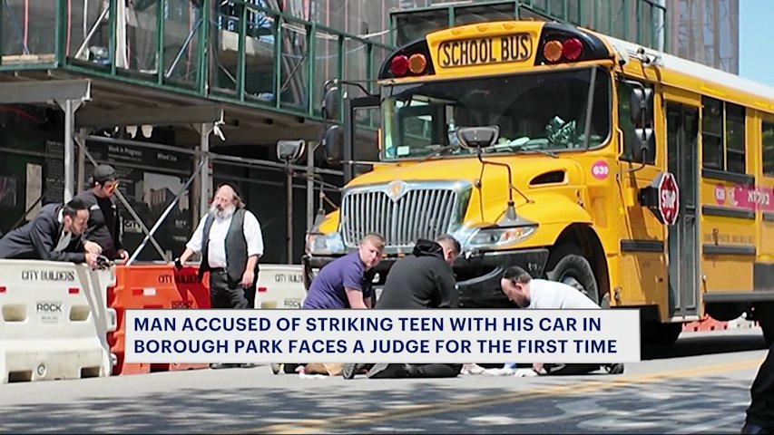Video thumbnail for Brooklyn man faces judge, accused of striking teen with his car while drunk in Borough Park