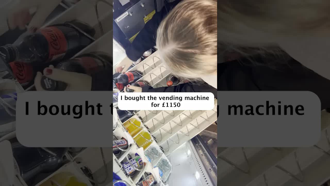'Video thumbnail for money making meg: vending machine side hustle: monthly profits revealed'