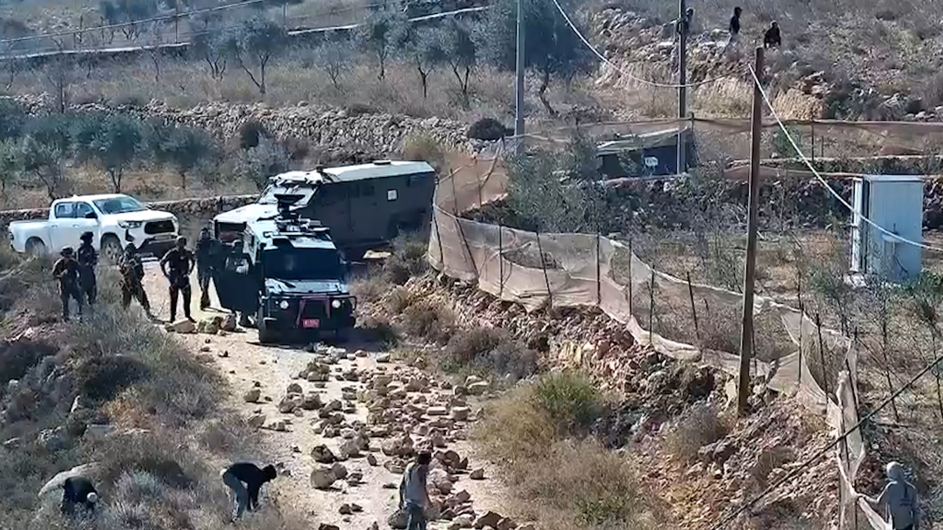 Video thumbnail for Three Palestinian families besieged in their homes by Israeli settlers