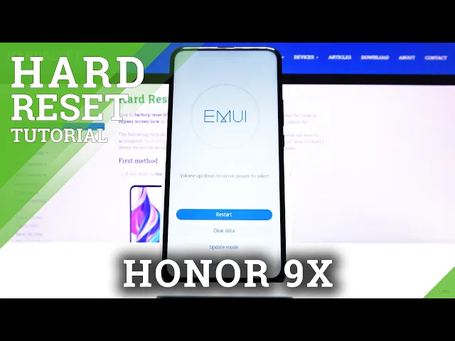 Video thumbnail for Factory Reset HONOR 9x – Wipe Data / Remove Password