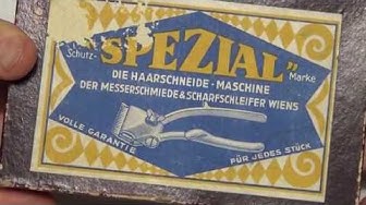 Video thumbnail for Mechanische Haarschneiderrarität Spezial