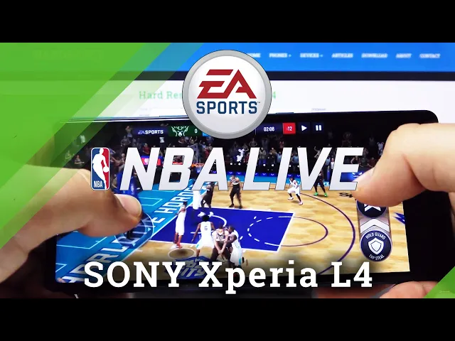 Video thumbnail for NBA LIVE on SONY Xperia L4 – Game Test / FPS Checkup