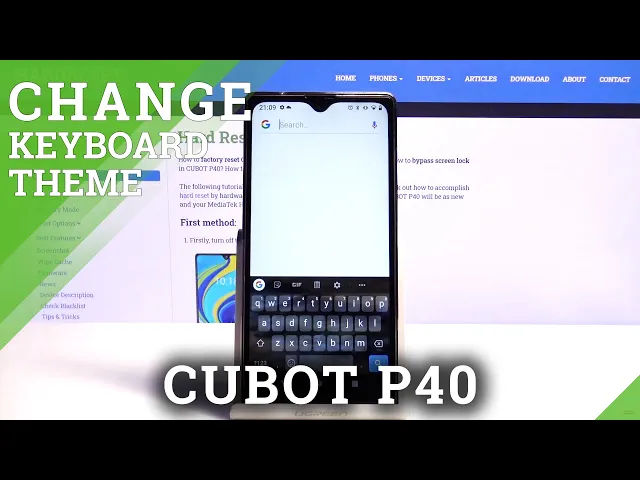 Video thumbnail for How to Change Keyboard Theme on CUBOT P40 – Set New Keyboard Theme