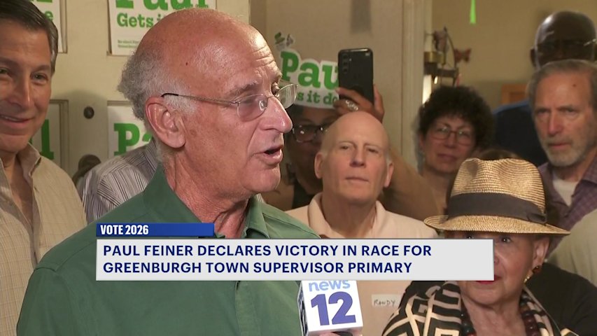 Video thumbnail for Paul Feiner declares victory in primary race for Greenburgh town supervisor