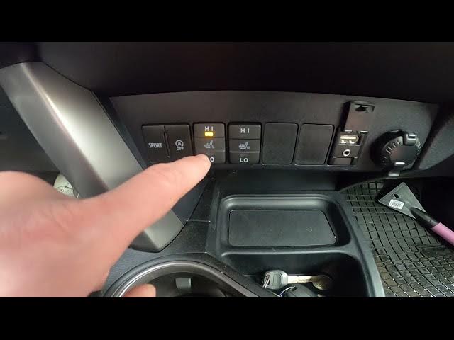 Video thumbnail for How to Enable or Disable Seat Heating in Toyota RAV 4 IV (2013 - 2018) - Turn Seat Heating On or Off