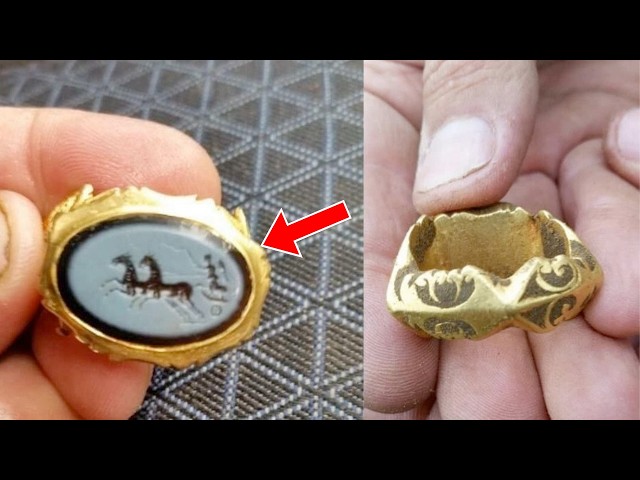 Video thumbnail for Man Discovers 1,800 Year Old Roman Gold Ring — Experts Are Stunned