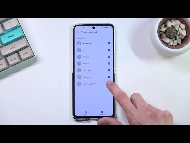 Video thumbnail for How to Import Contacts in HUAWEI P50 Pocket – Import Contacts from SIM