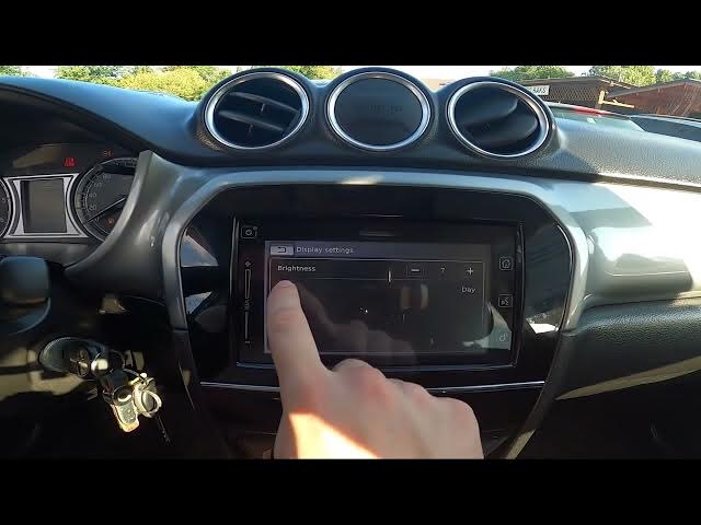 Video thumbnail for How to Change Screen Display Brightness in Suzuki Vitara III ( 2015 – now )
