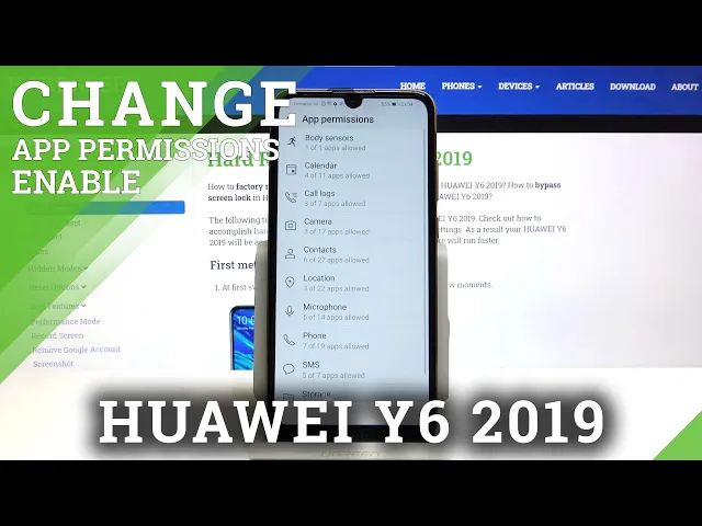 Video thumbnail for How to Manage Apps Permissions on Huawei Y6 2019 – App Access