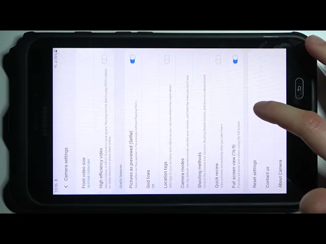 Video thumbnail for How to Reset Camera Settings on SAMSUNG Galaxy Tab Active2 - Restore Camera Settings