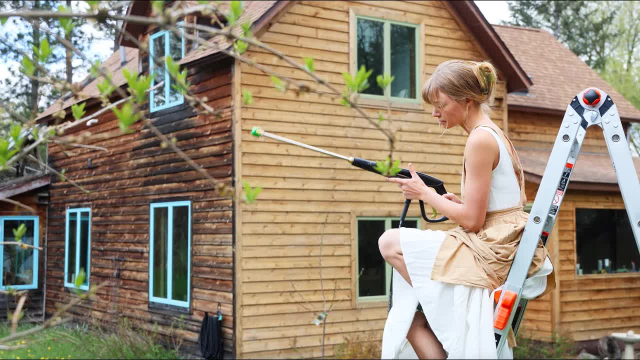 Video thumbnail for A Brand New House  pressure washing my life away