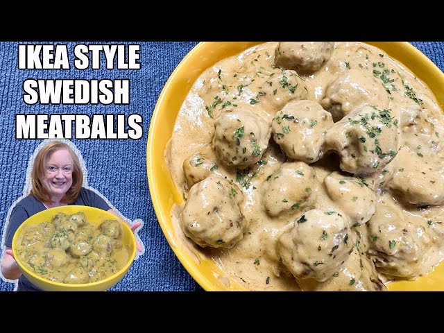 Video thumbnail for IKEA STYLE Swedish Meatballs with Creamy Sauce