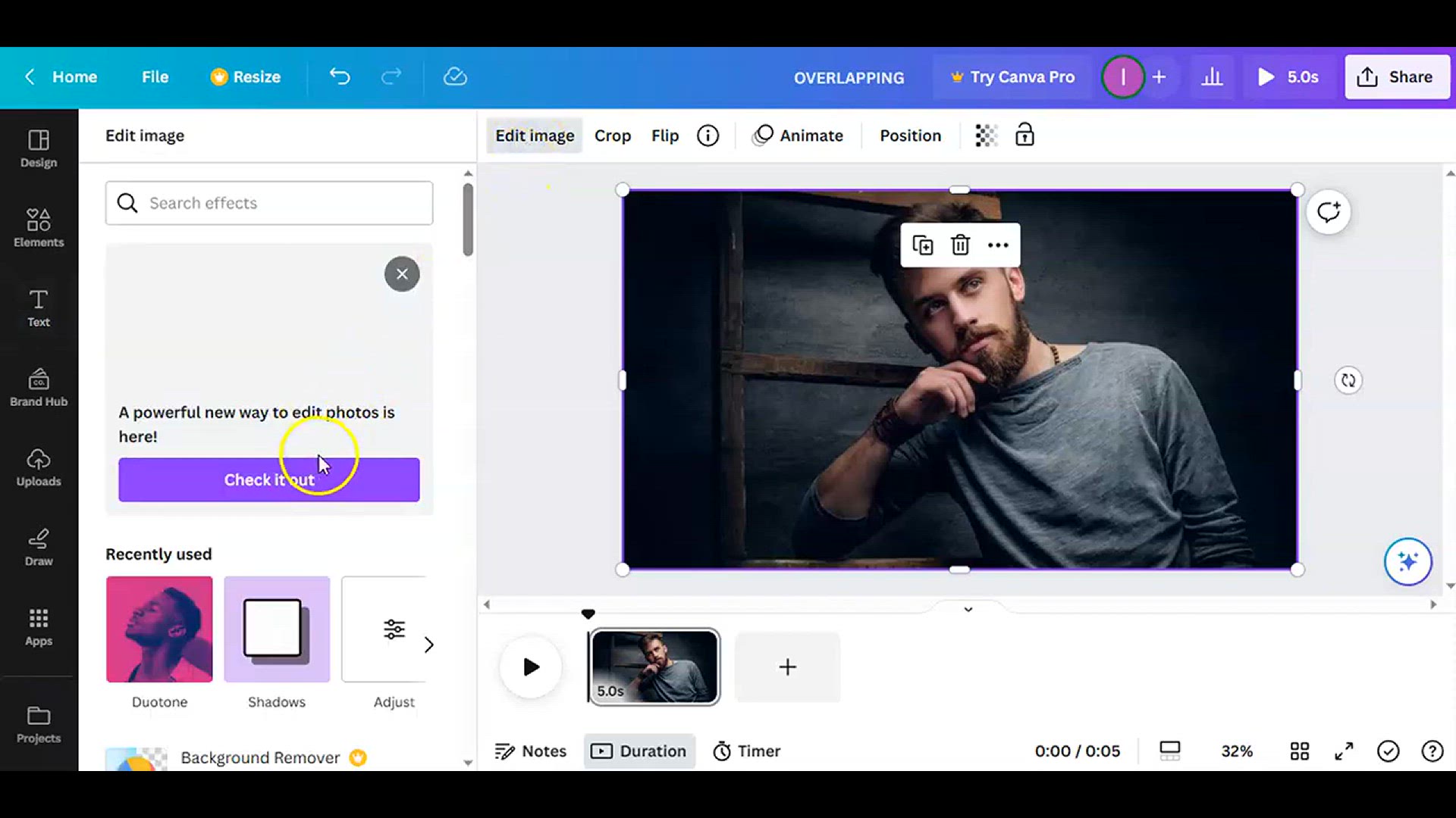 'Video thumbnail for how to make duotone effect in canva #easy canva lCanva tutorial'