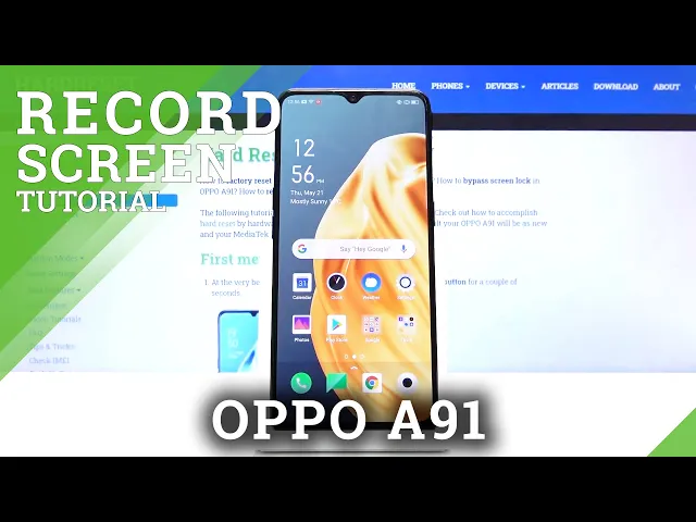 Video thumbnail for How to Record Screen in OPPO A91 – Find Screen Recorder