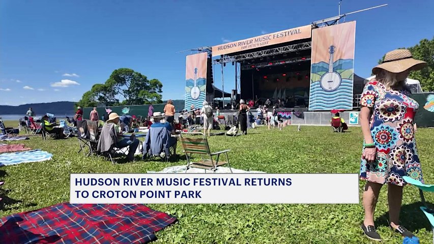 Video thumbnail for Hudson River Music Festival rocks Croton Point Park with new stage