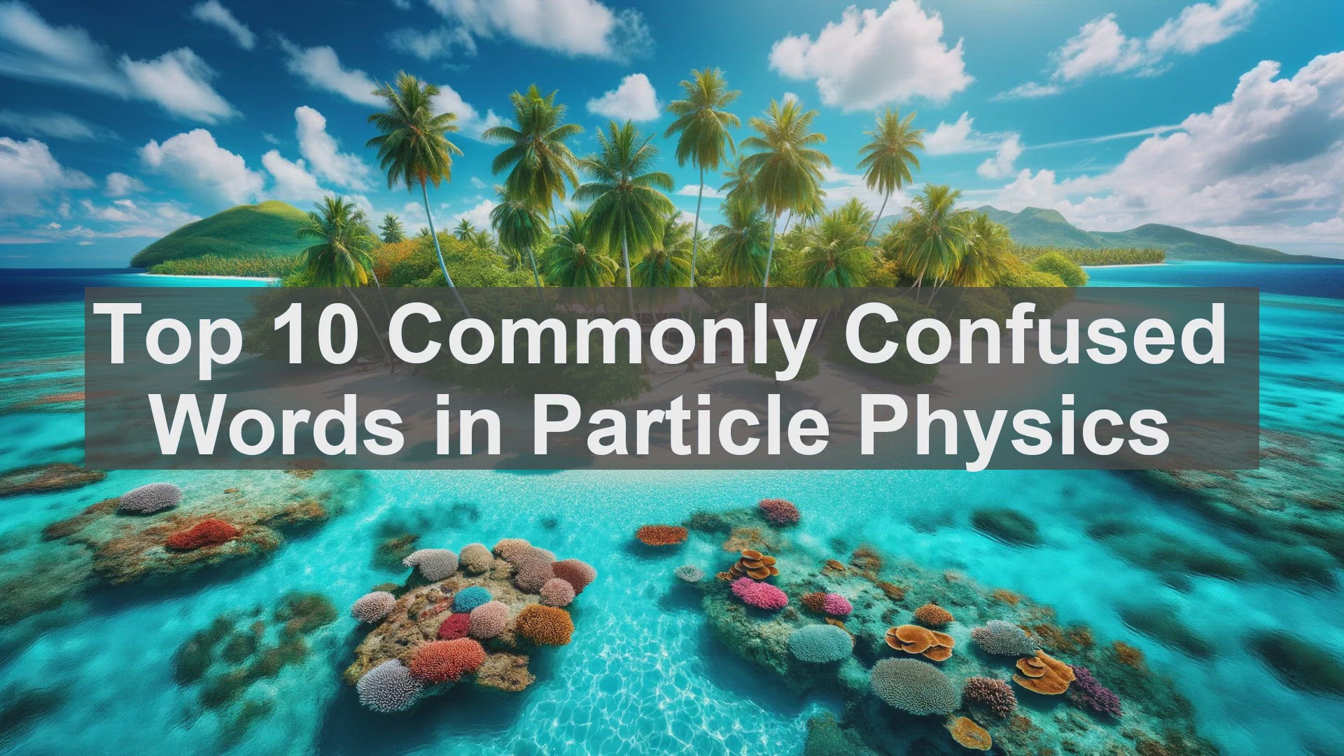 'Video thumbnail for Top 10 Commonly Confused Words in Particle Physics'