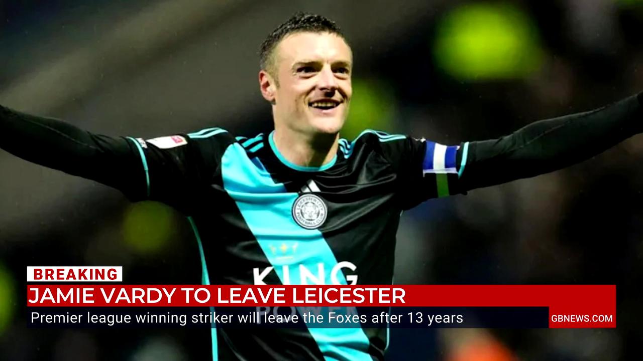 Video thumbnail for WATCH: 'End of an era!' Former striker says Leicester City will have 'heavy hearts' as ​Jamie Vardy is set to leave