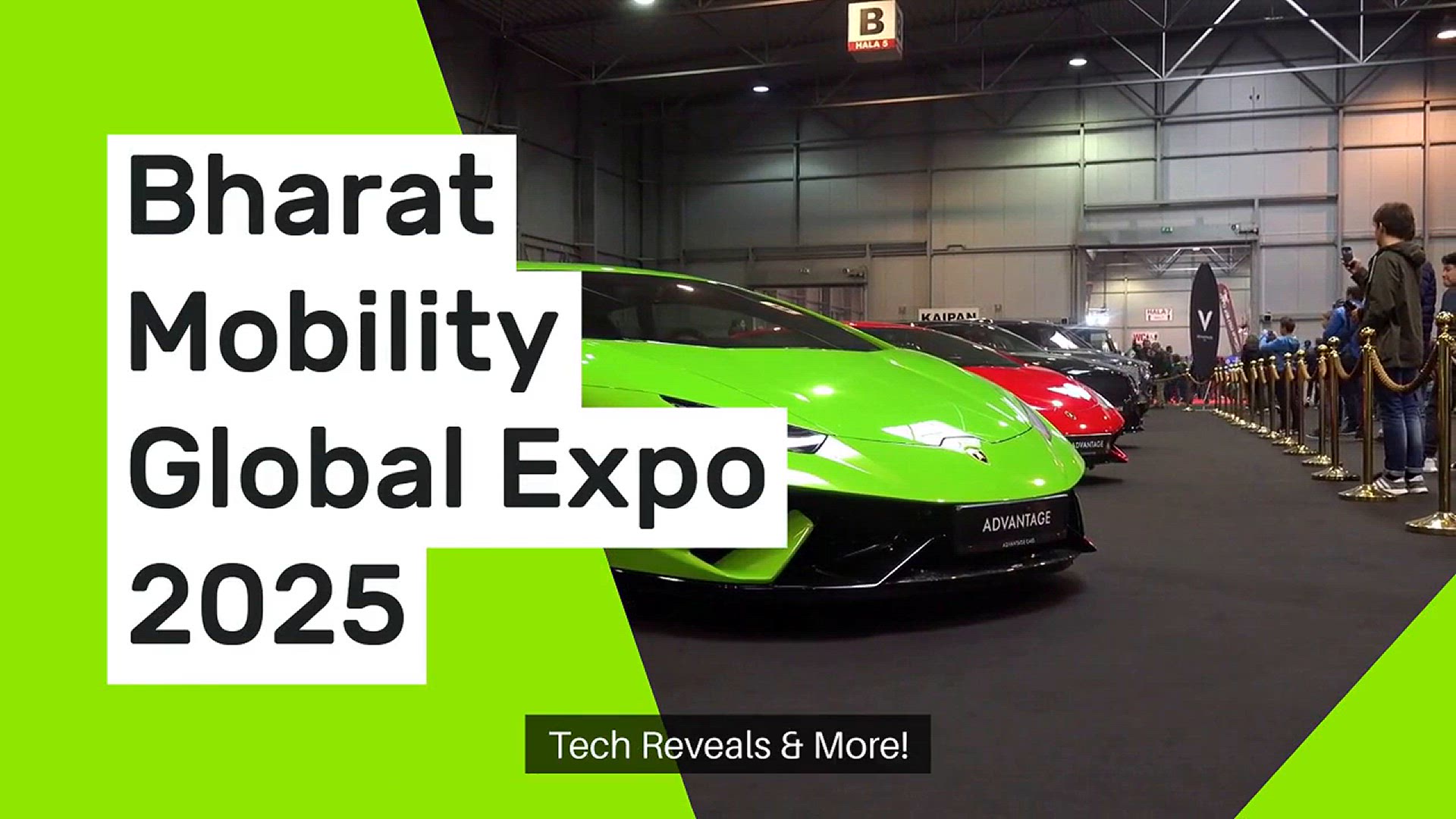Video thumbnail for Bharat Mobility Global Expo 2025 | India’s Largest Automotive Show | New Launches, Tech Reveals & More!