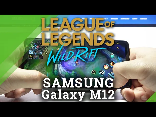 Video thumbnail for Wild Rift Gameplay on Samsung Galaxy M12 - Leauge of Legends on Mobile Version