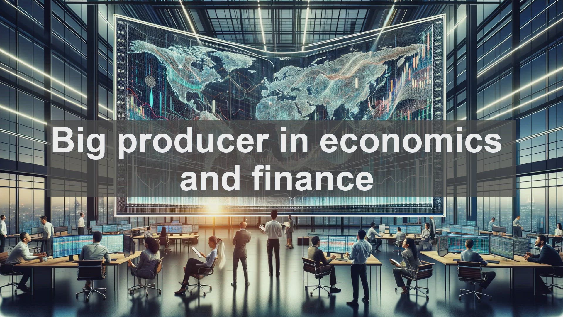 'Video thumbnail for Big producer in economics and finance'