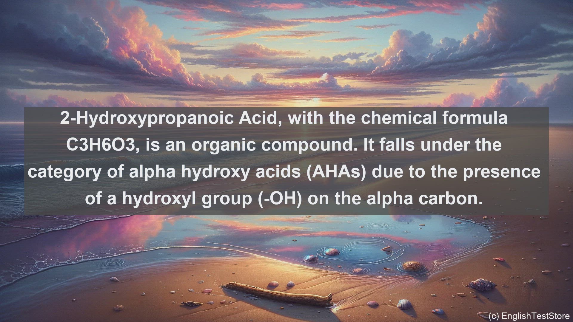 'Video thumbnail for 2 hydroxypropanoic acid in science  definition and examples'