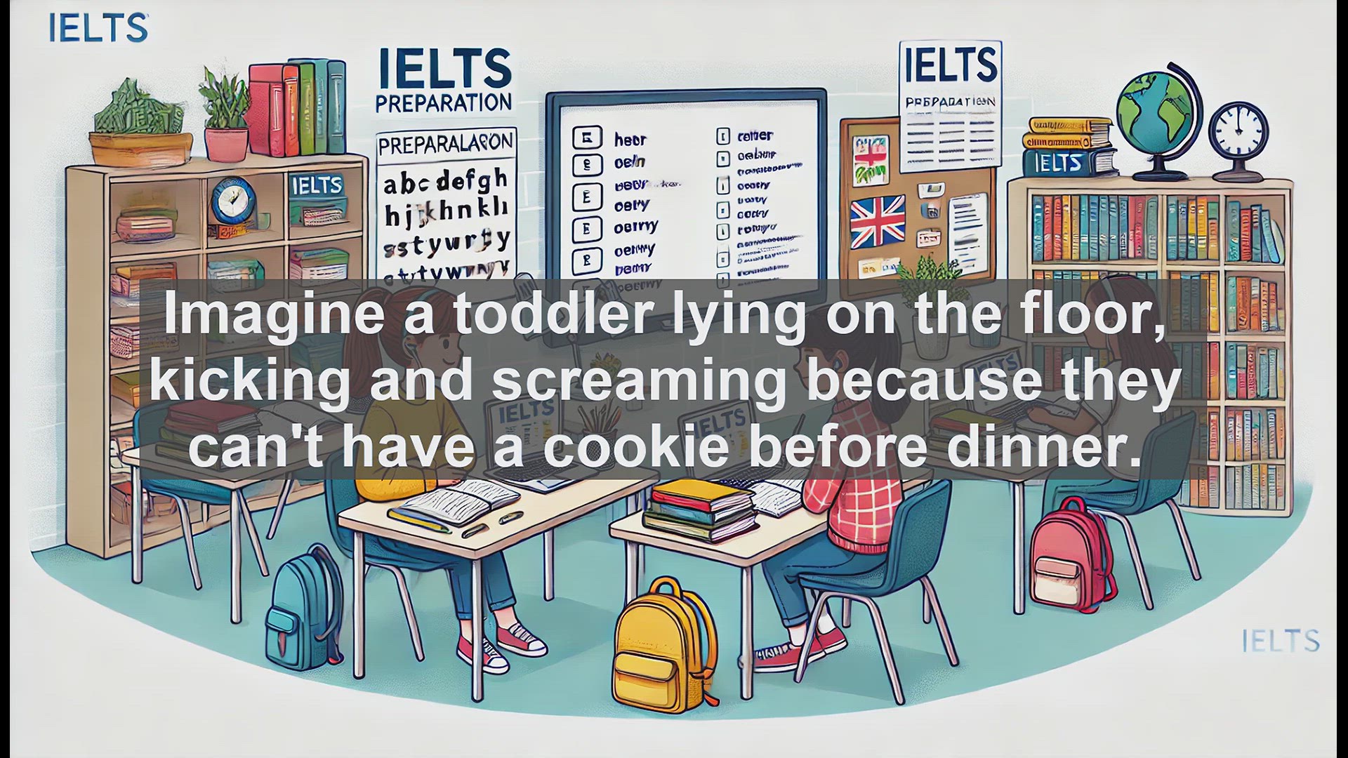 'Video thumbnail for 2000 Must Know IELTS 9.0 Vocabulary - Mastering 'Tantrum' for IELTS: Boost Your Vocabulary'