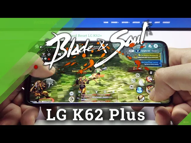 Video thumbnail for LG K62 Plus - Blade & Soul Revolution Gameplay & Settings