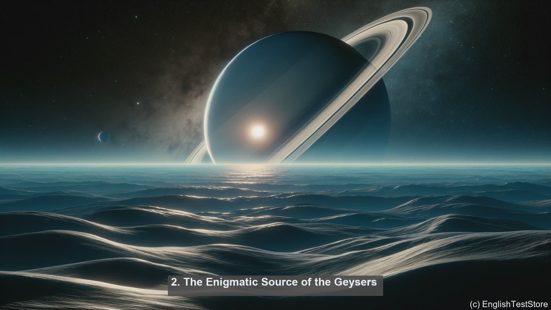 'Video thumbnail for 10 Things You Didn't Know About Saturn's Geysers on Enceladus'
