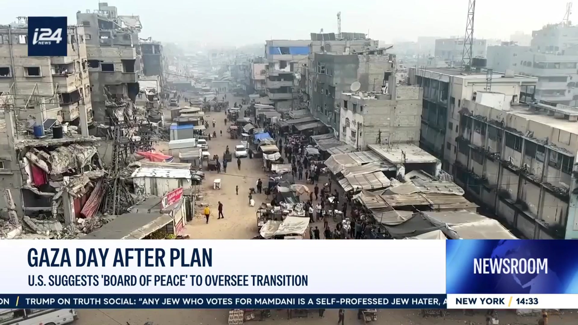 Video thumbnail for Gaza day after plan: U.S. suggests 'Board of Peace' to oversee transition
