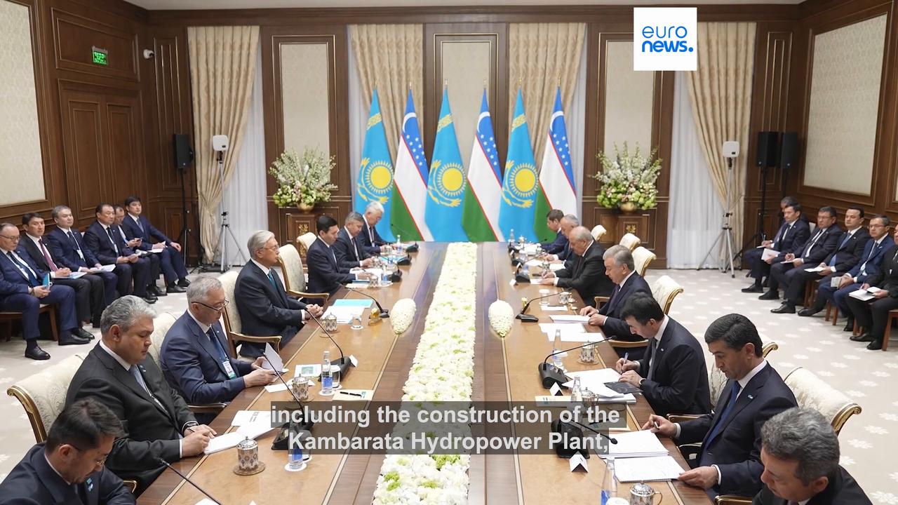 Video thumbnail for Tashkent and Astana deepen strategic ties during Bukhara talks