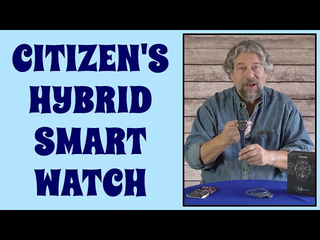 Video thumbnail for Citizen CZsmart Hybrid Smartwatch Watch - REVIEW