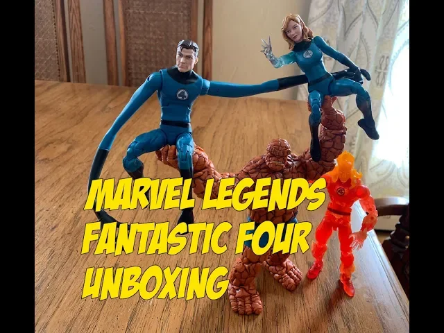 Video thumbnail for Marvel Legends Fantastic Four 2018 unboxing (with Galactus)