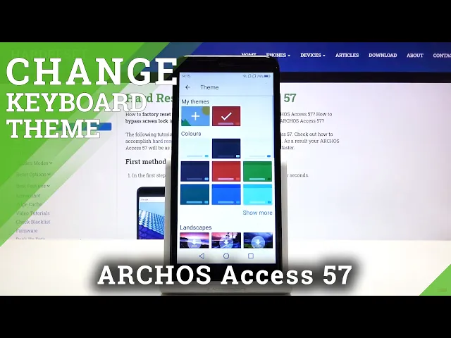 Video thumbnail for How to Set Up Keyboard Theme in Archos Access 57 – Choose Keyboard Design