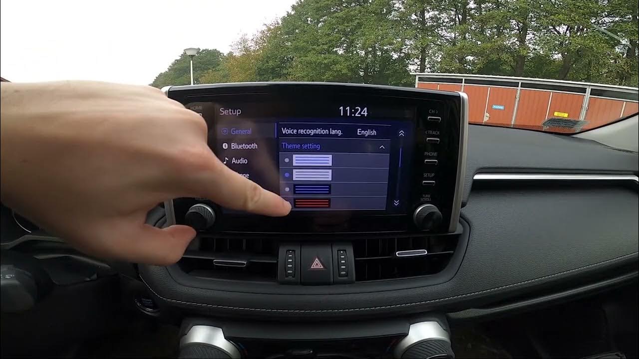 Video thumbnail for How to Change Display Theme in Toyota RAV 4 V ( 2018 - now )