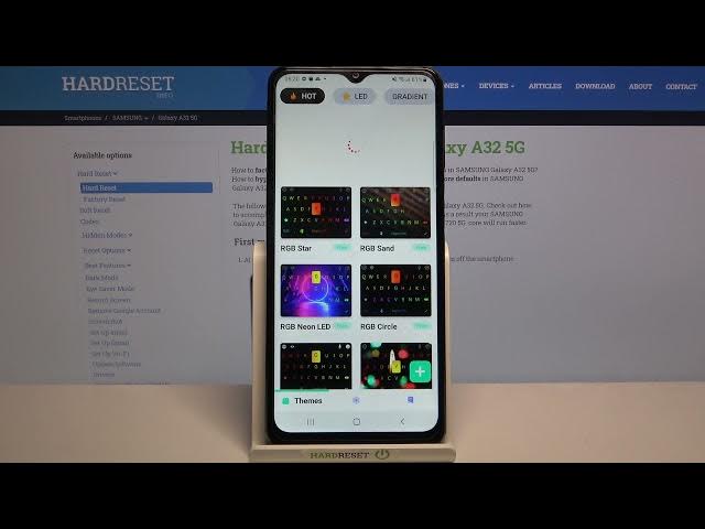 Video thumbnail for How to Download and Apply LED Keyboard on Samsung Galaxy A32 5G?