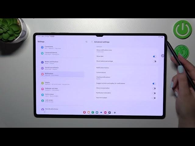 Video thumbnail for How to Show Battery Percentage in SAMSUNG Galaxy Tab S9 Ultra – Show Battery Info