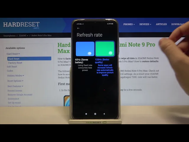 Video thumbnail for How to Change Display Refresh Rate in Xiaomi Redmi Note 9 Pro Max – Manage Display Settings