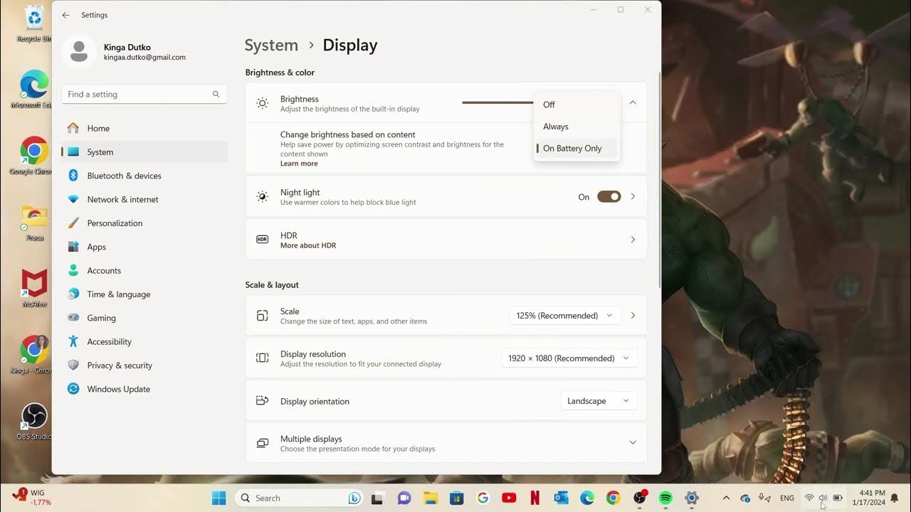 Video thumbnail for How To Change Display Brightness In Lenovo Ideapad Slim 3I