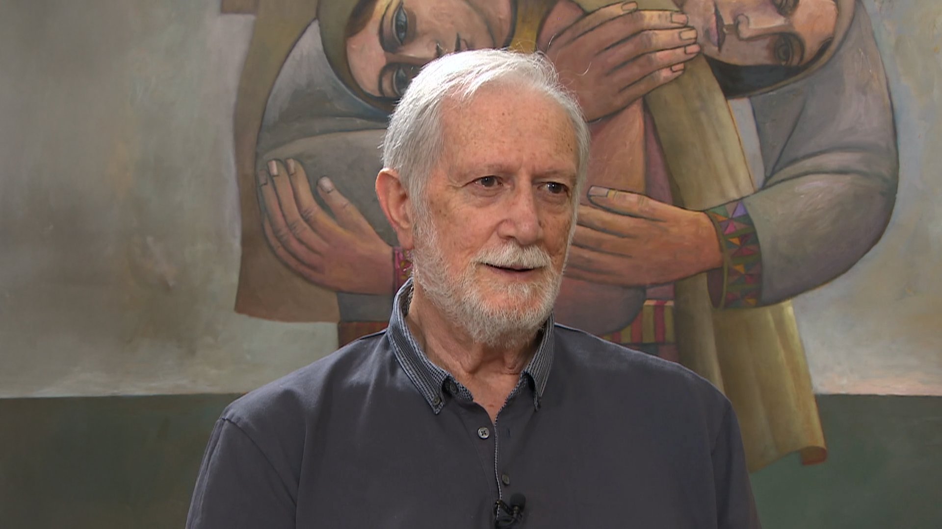 Video thumbnail for Iconic Palestinian artist Sliman Mansour passes away at age 79